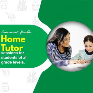 Image of a tutor assisting a student with homework.