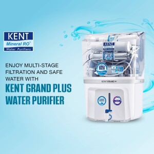 Kent Grand Plus RO Water Purifier with multi-stage filtration