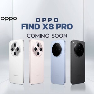 OPPO Find X8 Pro smartphone in four different colors