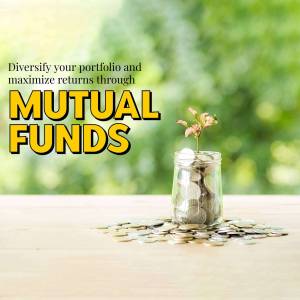Mutual Funds Investment - Coins growing in a glass jar