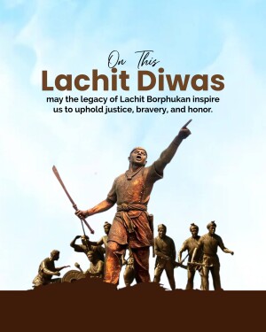 Statue of Lachit Borphukan with soldiers, celebrating Lachit Diwas