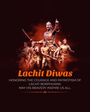 Image depicting Lachit Borphukan and his soldiers, commemorating Lachit Diwas.
