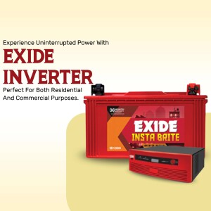 Exide Inverter and Battery for Residential and Commercial Use