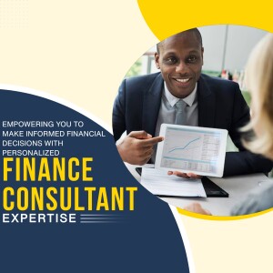 A financial consultant explaining a chart to a client.