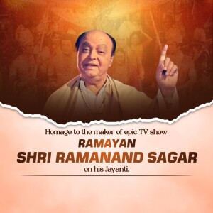 Shri Ramanand Sagar Jayanti Creative Design For Facebook