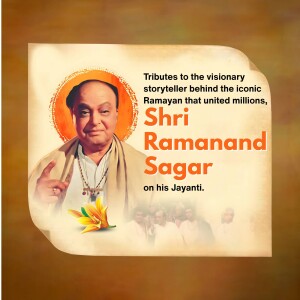 Shri Ramanand Sagar Jayanti Advertisement For Instagram