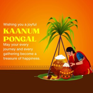 Kaunum Pongal Greetings Branding Post For Telegram