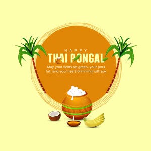 Happy Thai Pongal Celebration Artwork For X