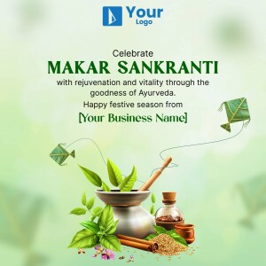 Makar Sankranti Celebration With Ayurveda For X Banner Inspiration Advertisement For Facebook
