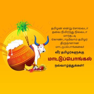 Thai Pongal festival celebration with traditional elements