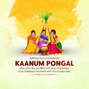 Happy Kanum Pongal Flyer For Facebook