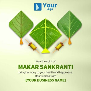 Makar Sankranti Greetings For LinkedIn Image Post Inspiration Promotional Banner For LinkedIn