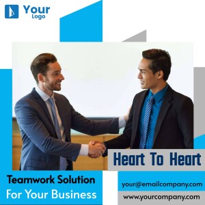 Two businessmen shaking hands in a meeting, representing teamwork and solutions.
