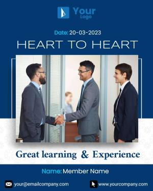 Two men shaking hands with colleagues in the background, promoting learning and experience.