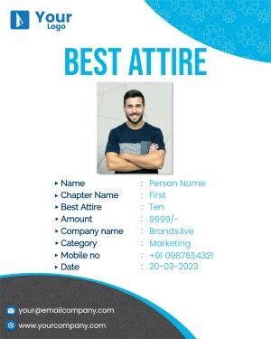 ID card with a man's photo and company details