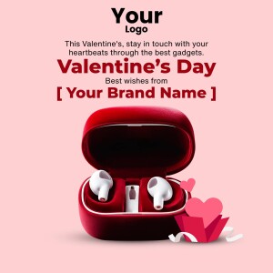 Valentine's Day Gadget Gift Marketing Image For WhatsApp