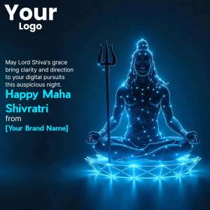 Maha Shivratri Greetings Branding Post For Telegram