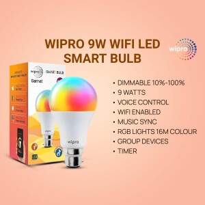 Wipro 9W WiFi Smart Bulb product image
