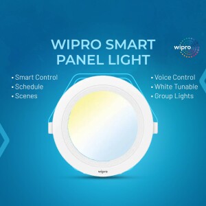 Wipro Smart Panel Light with features listed