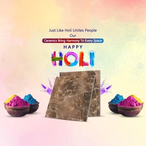 Happy Holi - Ceramics Offer Business Poster For Instagram