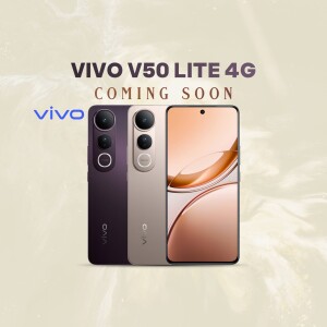 Vivo V50 Lite 4G smartphone advertisement