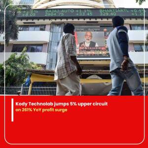 People watching stock market tickers and a news broadcast in India.