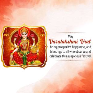 Varalakshmi Vrat Greetings Artwork For Facebook