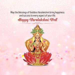 Happy Varalakshmi Vrat Banner For Instagram
