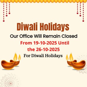 Diwali Holidays Office Closure Announcement