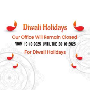 Diwali Holidays Office Closure Announcement