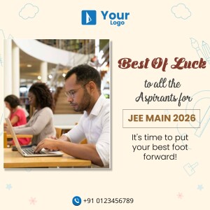 Students studying and preparing for JEE Main 2023 exam.