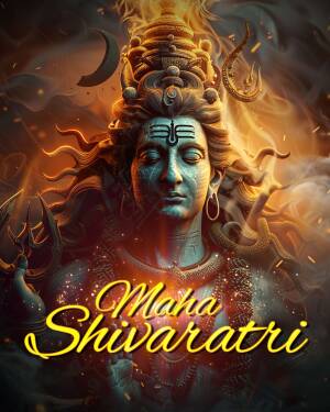 Maha Shivaratri - Lord Shiva Banner For Telegram