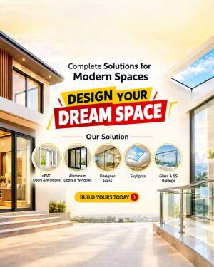 Modern architectural glass doors, windows, skylights, and railing solutions for residential design