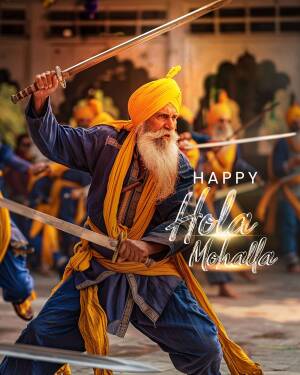 Hola Mohalla Celebration Banner For Instagram
