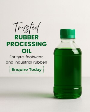 Trusted Rubber Processing Oil Poster For Instagram