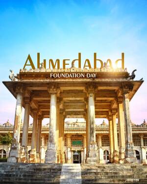 Ahmedabad Foundation Day Social Media Post For Twitter
