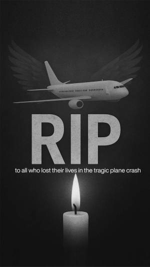 Rest In Peace Plane Crash Tribute Flyer For Twitter