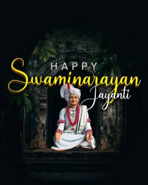 Happy Swaminarayan Jayanti Image For LinkedIn