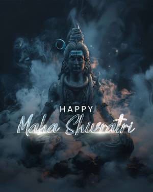 Happy Maha Shivaratri Social Media Post For Snapchat
