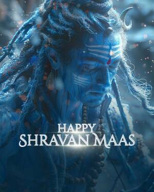 Happy Shravan Maas - Lord Shiva Status Post For X