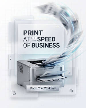 Print At The Speed Of Business Status Post For Facebook