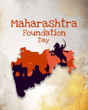Maharashtra Foundation Day Celebration Creative Design For Pinterest