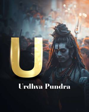 Lord Shiva And The Urdhva Pundra Marketing Image For Facebook