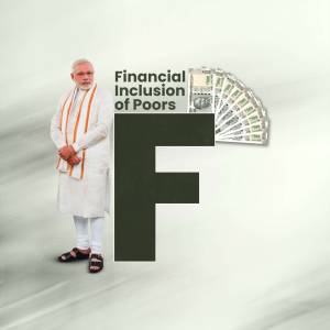 Financial Inclusion For The Poor - PM Modi Banner For Facebook