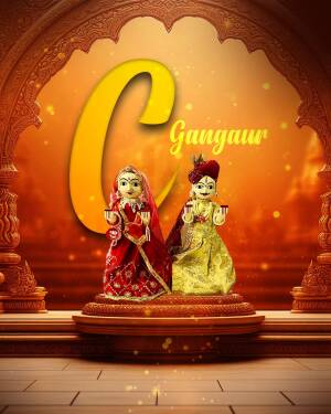 Gangaur Festival Celebration Design For Instagram