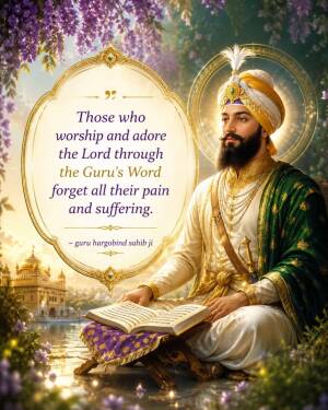 Guru Hargobind Sahib Ji Spiritual Quote Social Media Post For Threads