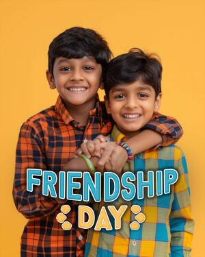 Friendship Day Celebration Creative Design For X