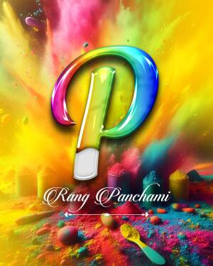 Rang Panchami Celebration Artwork For Instagram