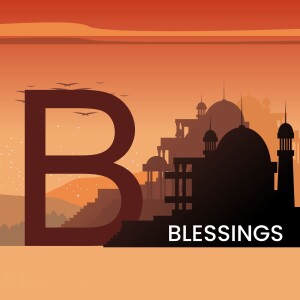 Ramadan Blessings - Letter B Design For Facebook