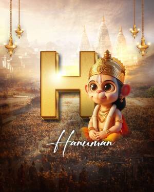 Hanuman Chalisa Letter 'H' Story For Pinterest
